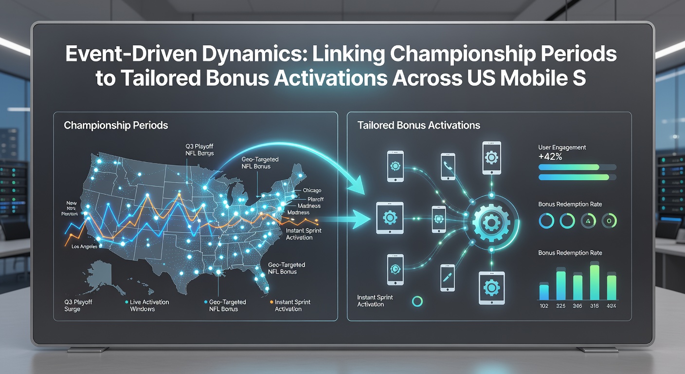 Infographic showing how championship timelines connect to bonus activation cycles on US mobile apps