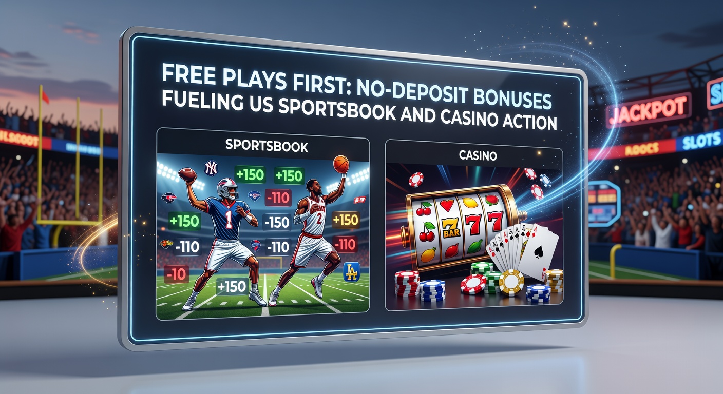 Dynamic graphic of casino free spins activation leading to jackpot wins on a US online platform