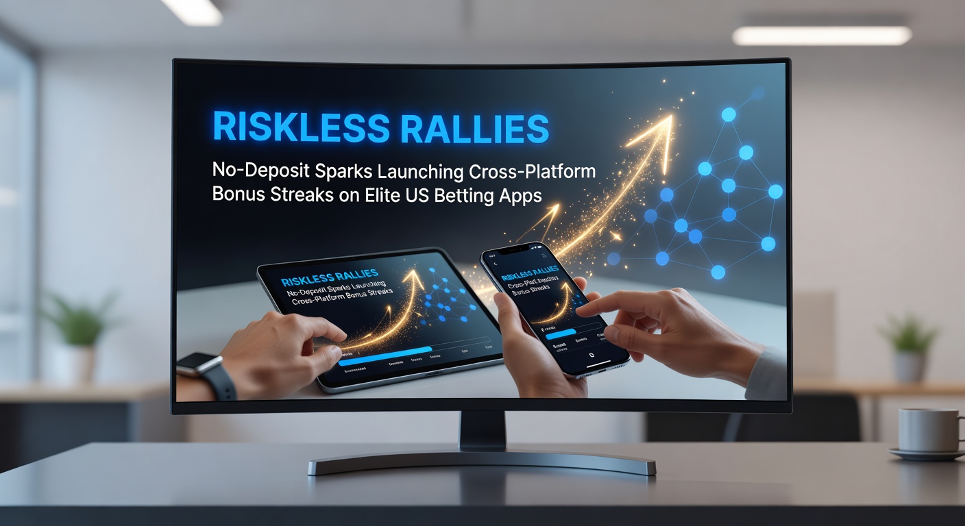 Infographic illustrating a bonus streak flowchart from no-deposit free bet to reload chains and cross-app rewards on US platforms