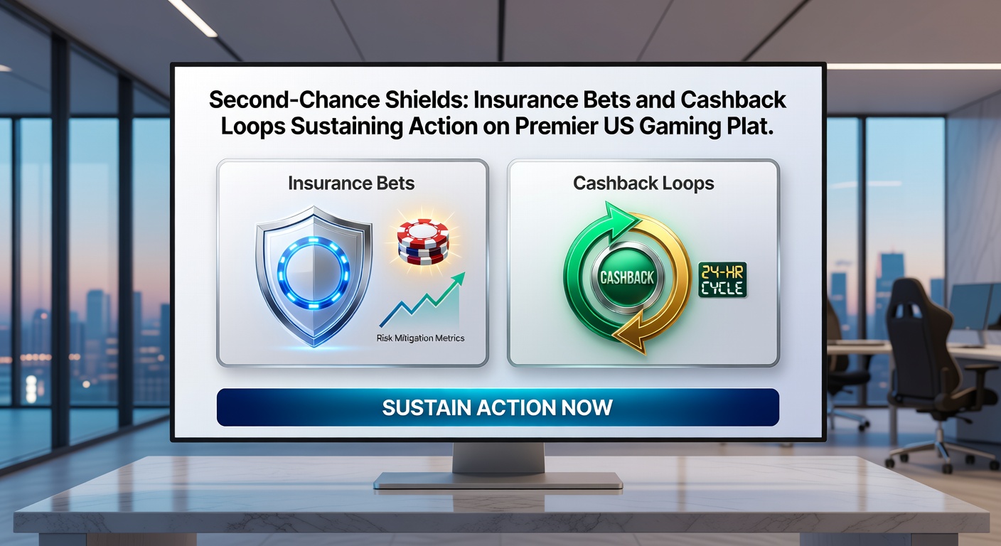 Screenshot collage of US sportsbook apps displaying insurance bet offers, cashback promotions, and player dashboards during a live NBA game, illustrating real-time second-chance activations