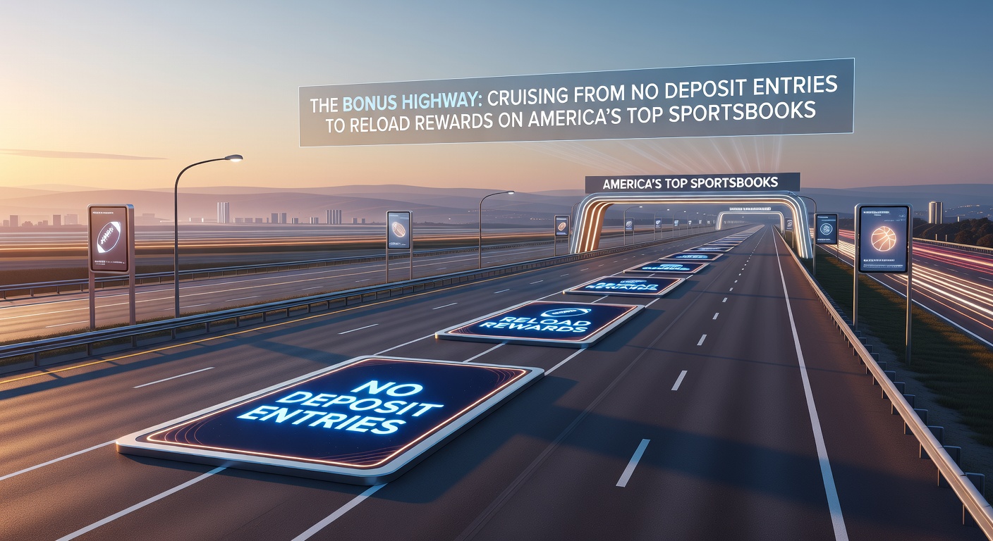 Dashboard view of a sports betting app showing reload bonus notifications and ongoing promotions on major US platforms