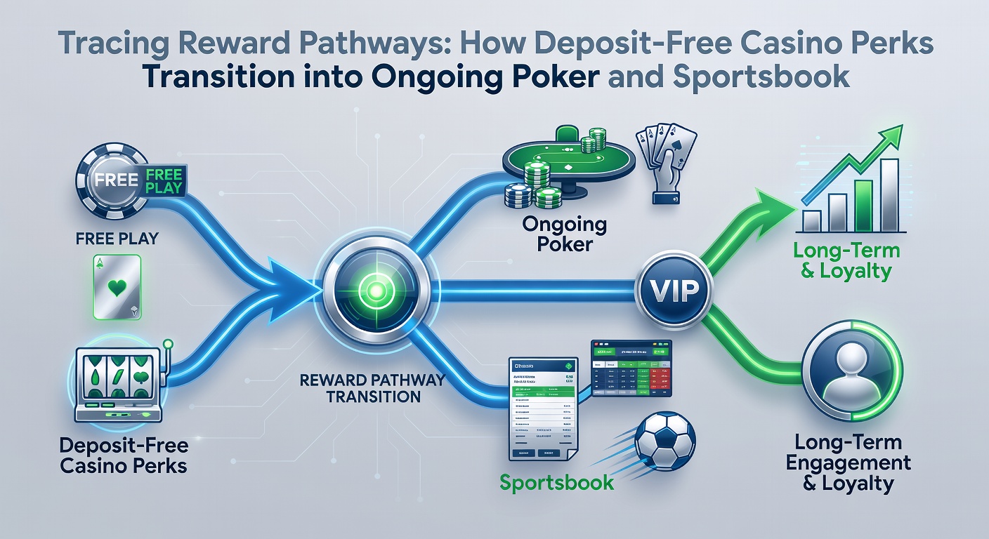 Diagram of ongoing incentive structures linking casino perks to poker tournaments and sportsbook reloads